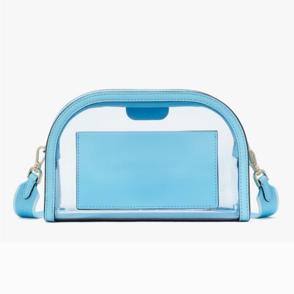 Kate Spade Clare See Through Small Dome Crossbody, Blue - Picture 5 of 5